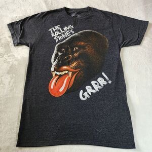 The Rolling Stones GRRR Heathered Gray Tshirt With Gorilla Graphic Size Medium